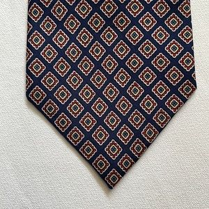 Polo Ralph Lauren blue Foulard silk tie